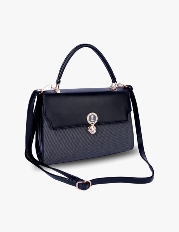 Black Two-Tone Structured Sling - Image 2
