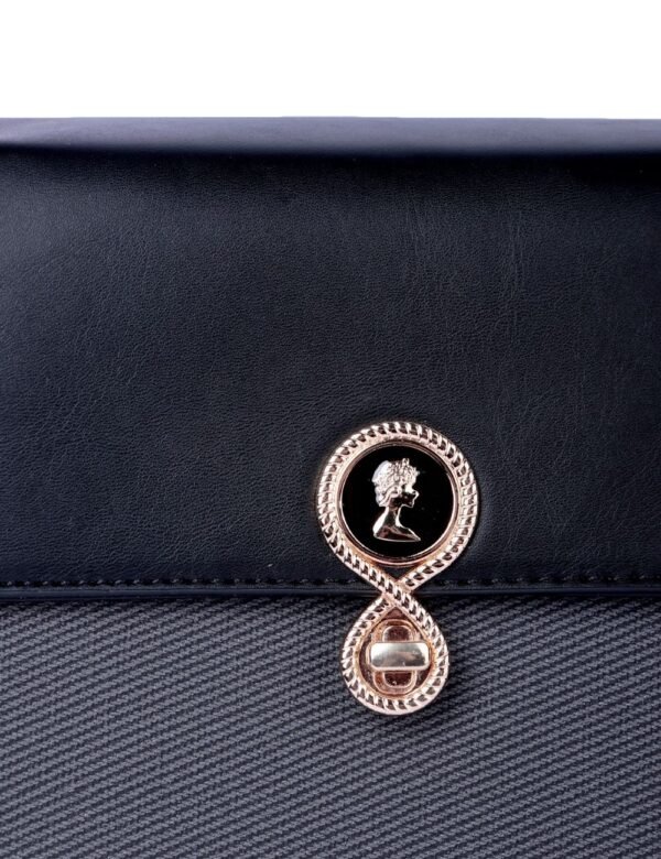 Black Two-Tone Structured Sling - Image 4