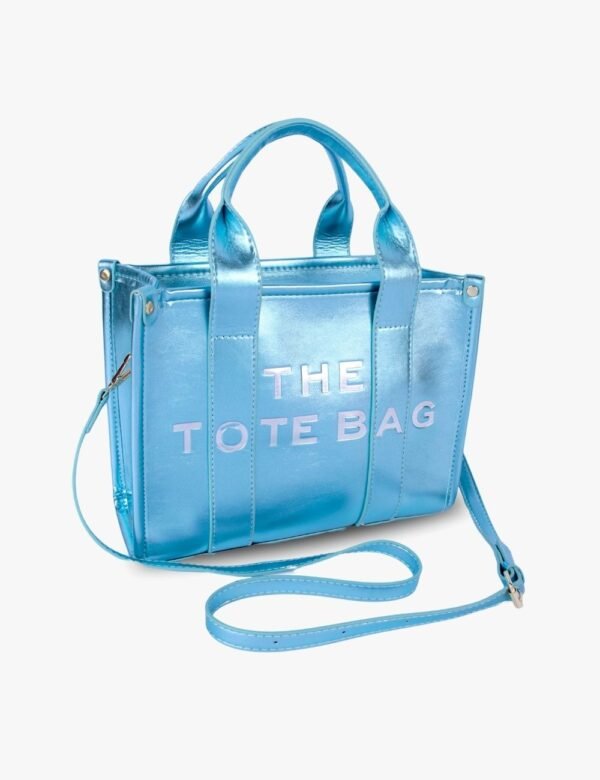 Icy Chic Metallic Tote - Image 3