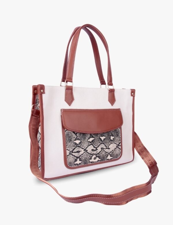 Snake print Tote bag - Image 3