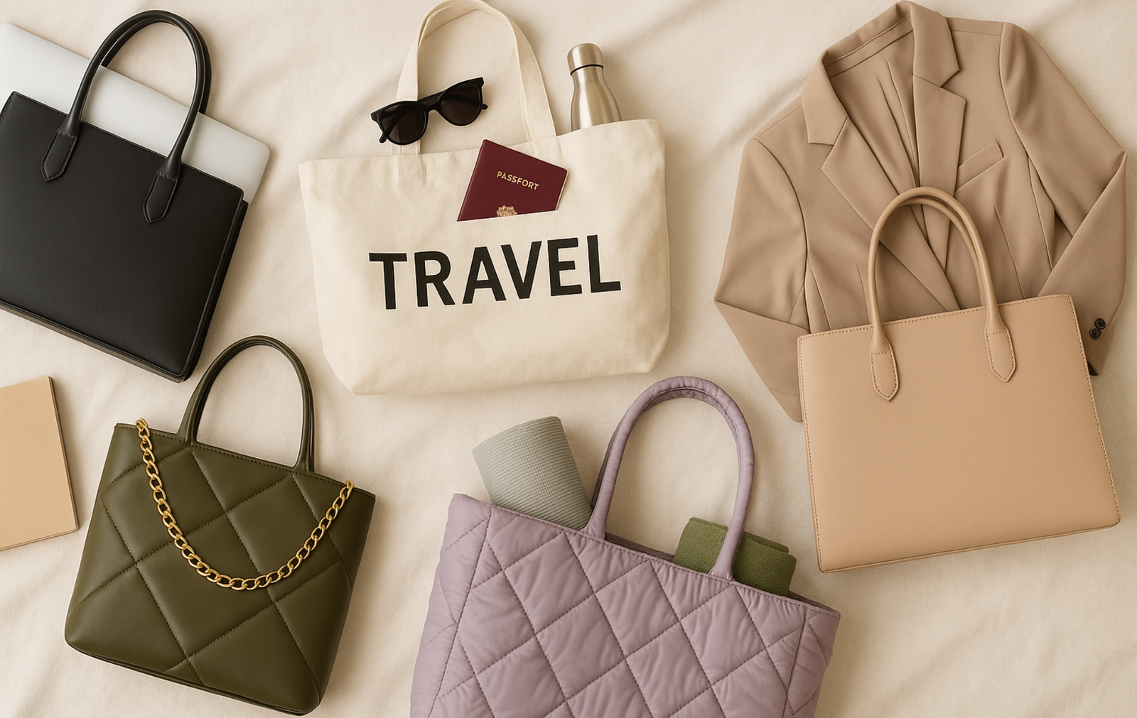 Best Tote Bags for Work and Travel – Stylish & Spacious Picks